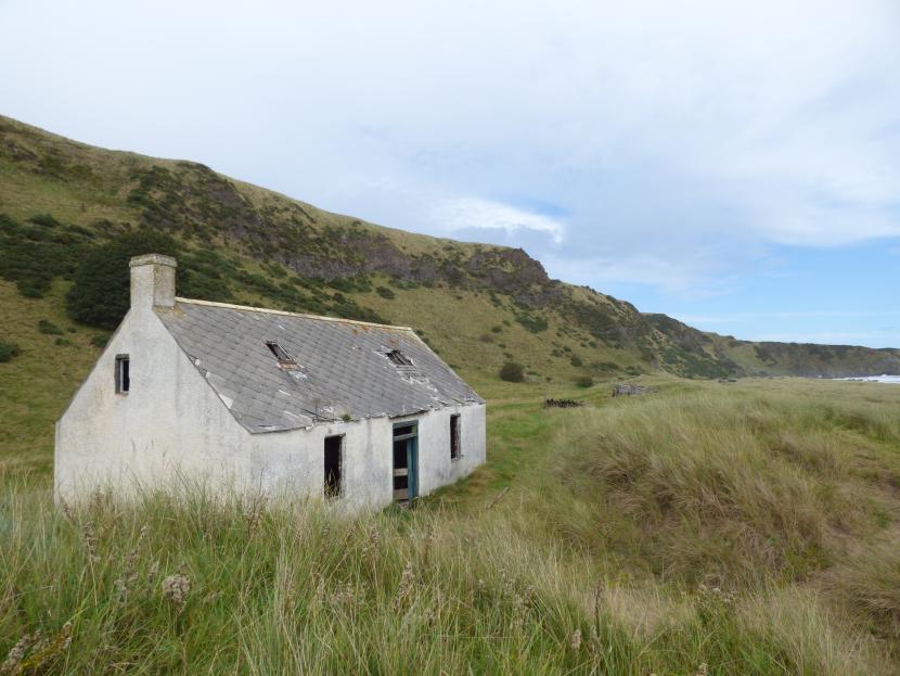 St Cyrus NNR fishing bothy
