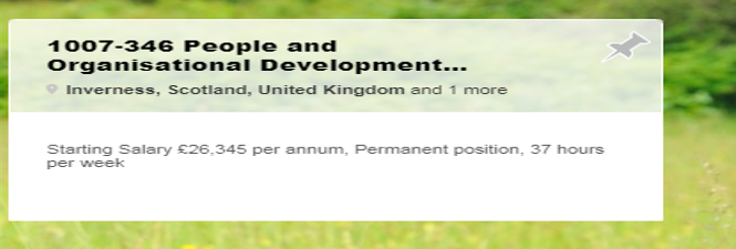 image showing detail of vacancy