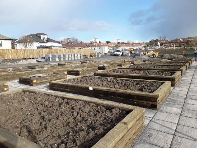Melfort Park - installation of raised beds
