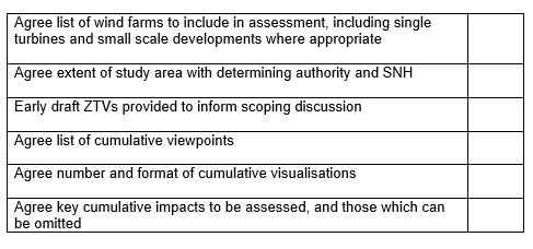Annex 1 – Scoping checklist