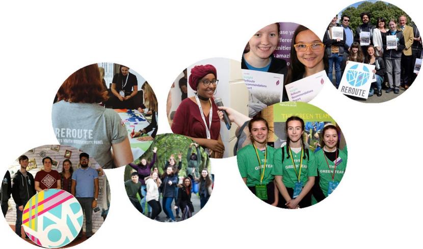 Compilation of young people images