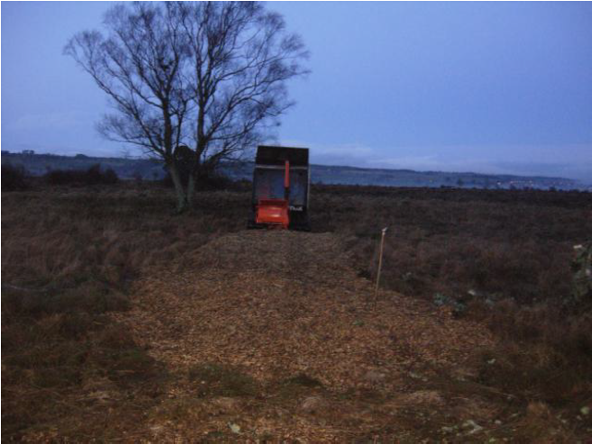mulch to protect surfaces