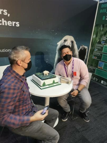 Staff at British Ecological Society Conference 2021