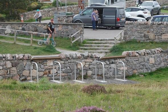5 new bike racks installed at Smoo Cave