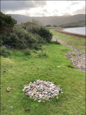 Cleared and restored 70 fire pits