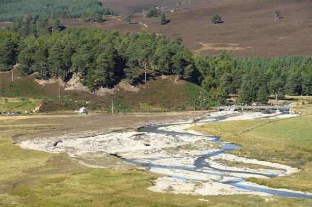 View over land at Mar Lodge