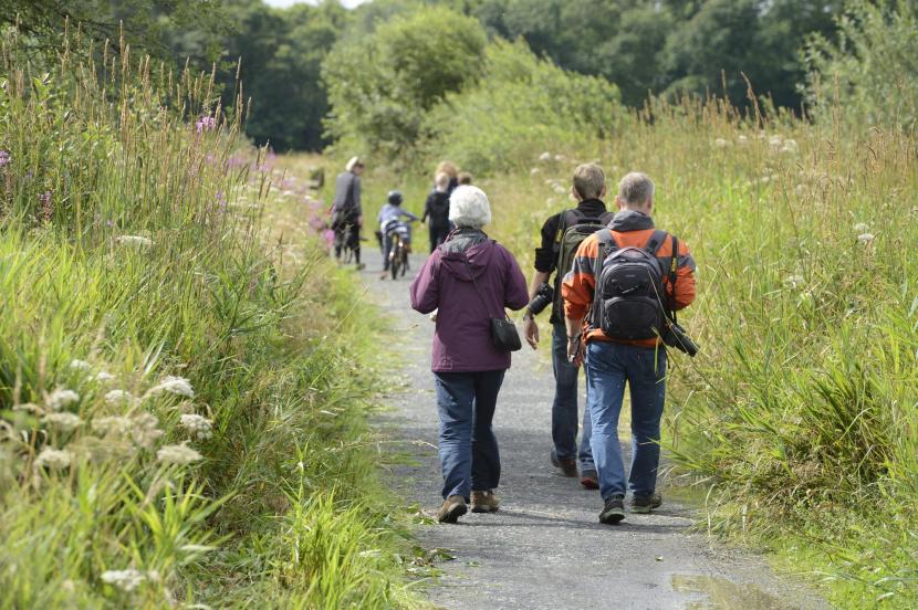 Visitors on the Heritage Trail