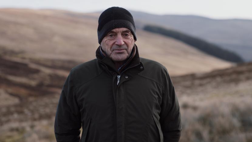 Martin Andrews, Factor, Wemyss and March Estates speaking to camera about the benefits of Peatland ACTION restoration.