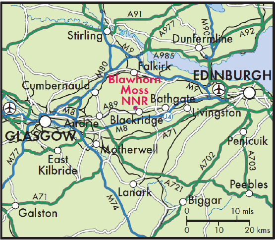 Blawhorn Moss NNR map