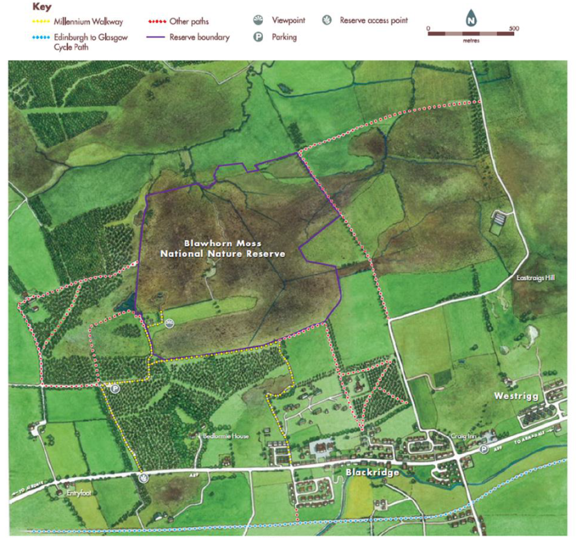 Blawhorn Moss NNR map