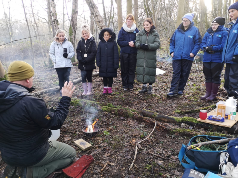 Group of educators at Neisland and Earnock LNR