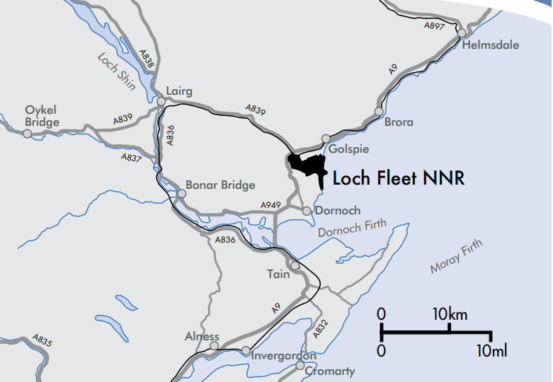 Loch Fleet National Nature Reserve map