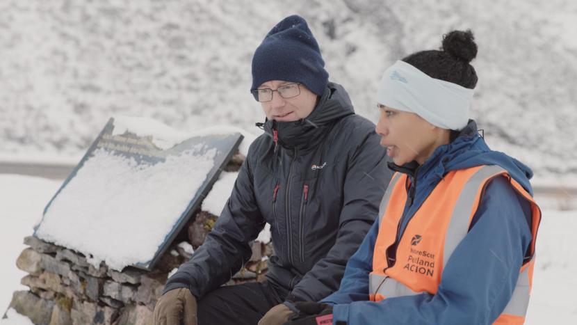 Peatland Action Project Officer and local agent copyright Swift Films / Peatland Action - NatureScot.