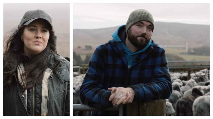 Headshots of Cora Cooper and David Cooper