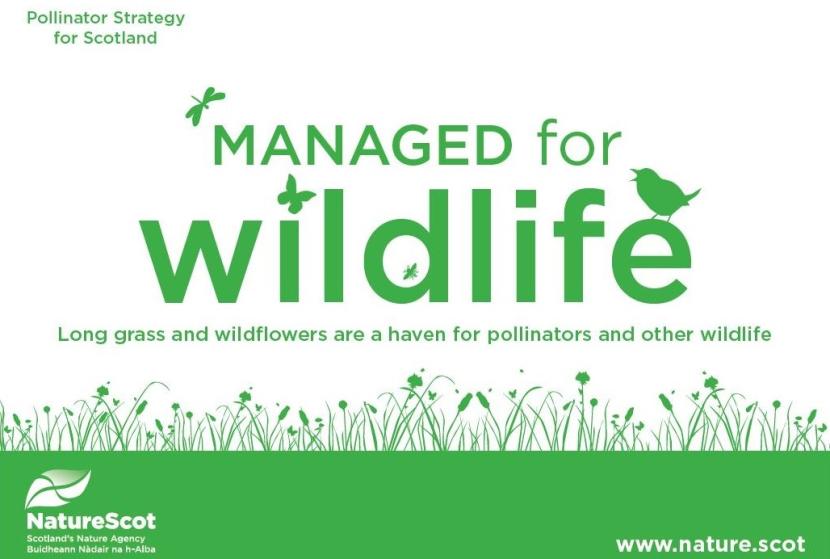 Managed for Wildlife sign