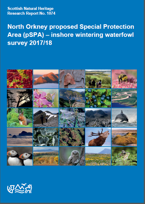 SNH Research Report 1074 - front cover