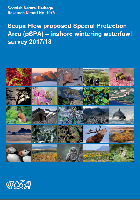 SNH Research Report 1075 - front cover