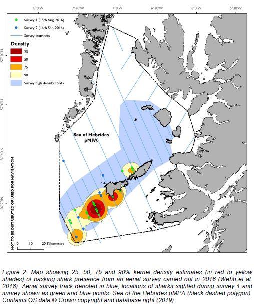Basking sharks - Map 
