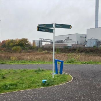 Malls Mire - New path, lighting and wayfinding signage open to the public