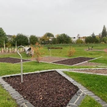 Malls Mire - Soft and hard landscaping complete at main play area