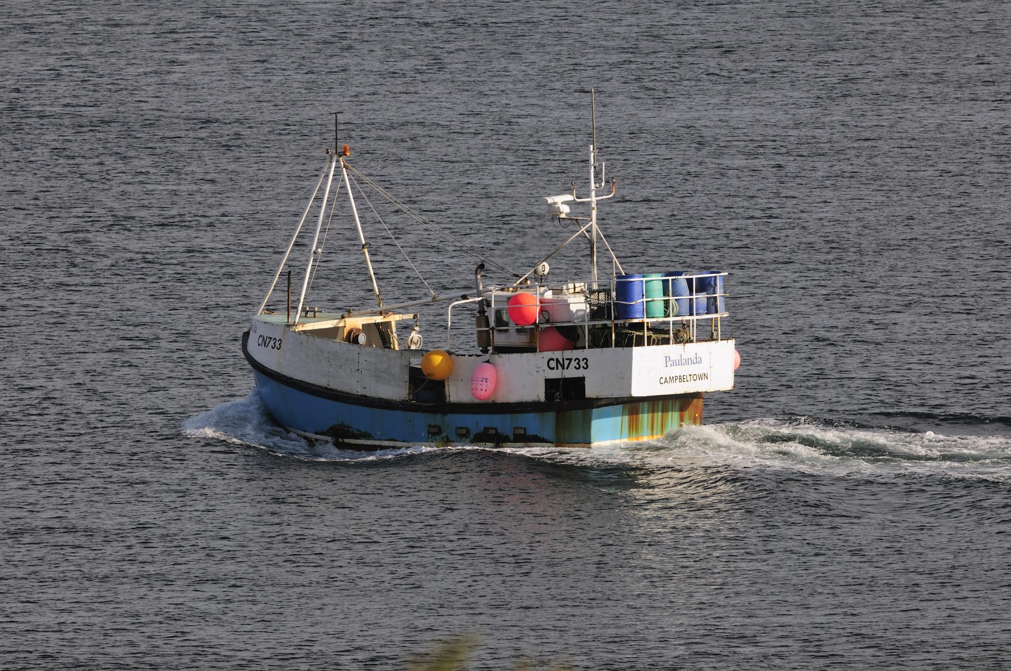 Fishing boat, Portnahaven, Islay ©Lorne Gill/SNH. For information on reproduction rights contact the Scottish Natural Heritage Image Library on Tel. 01738 444177 or www.nature.scot