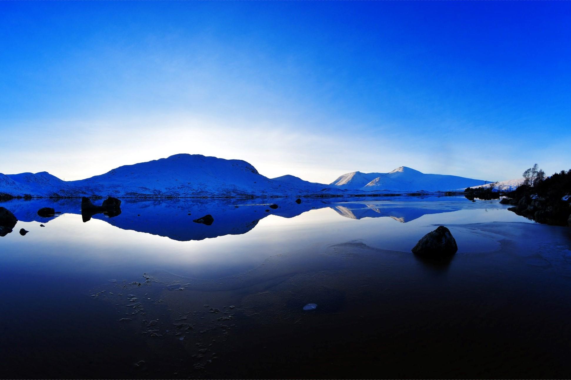 Landscape of Rannoch Moor.