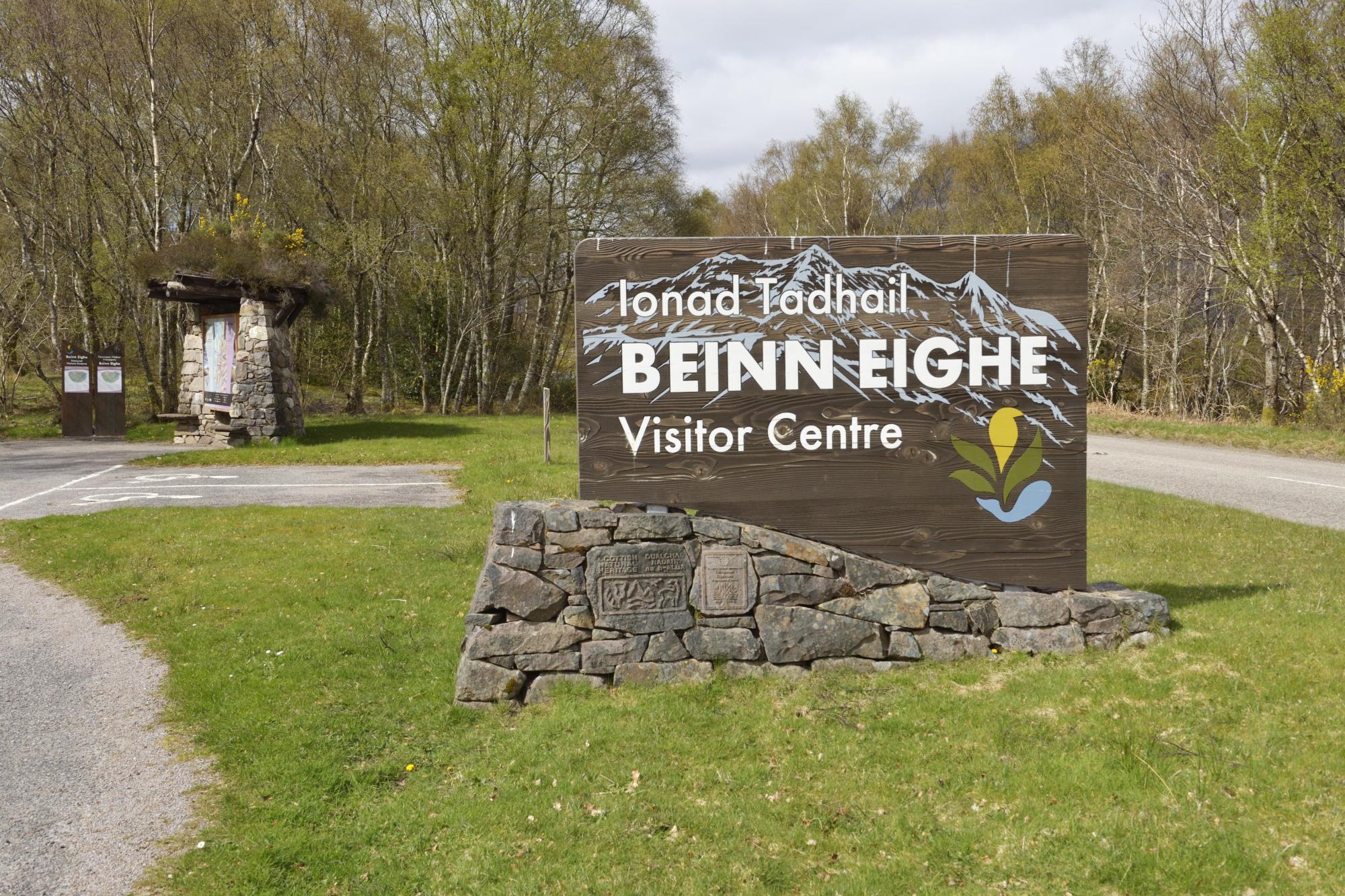 Signage at Beinn Eighe National Nature Reserve