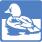 duck blue icon